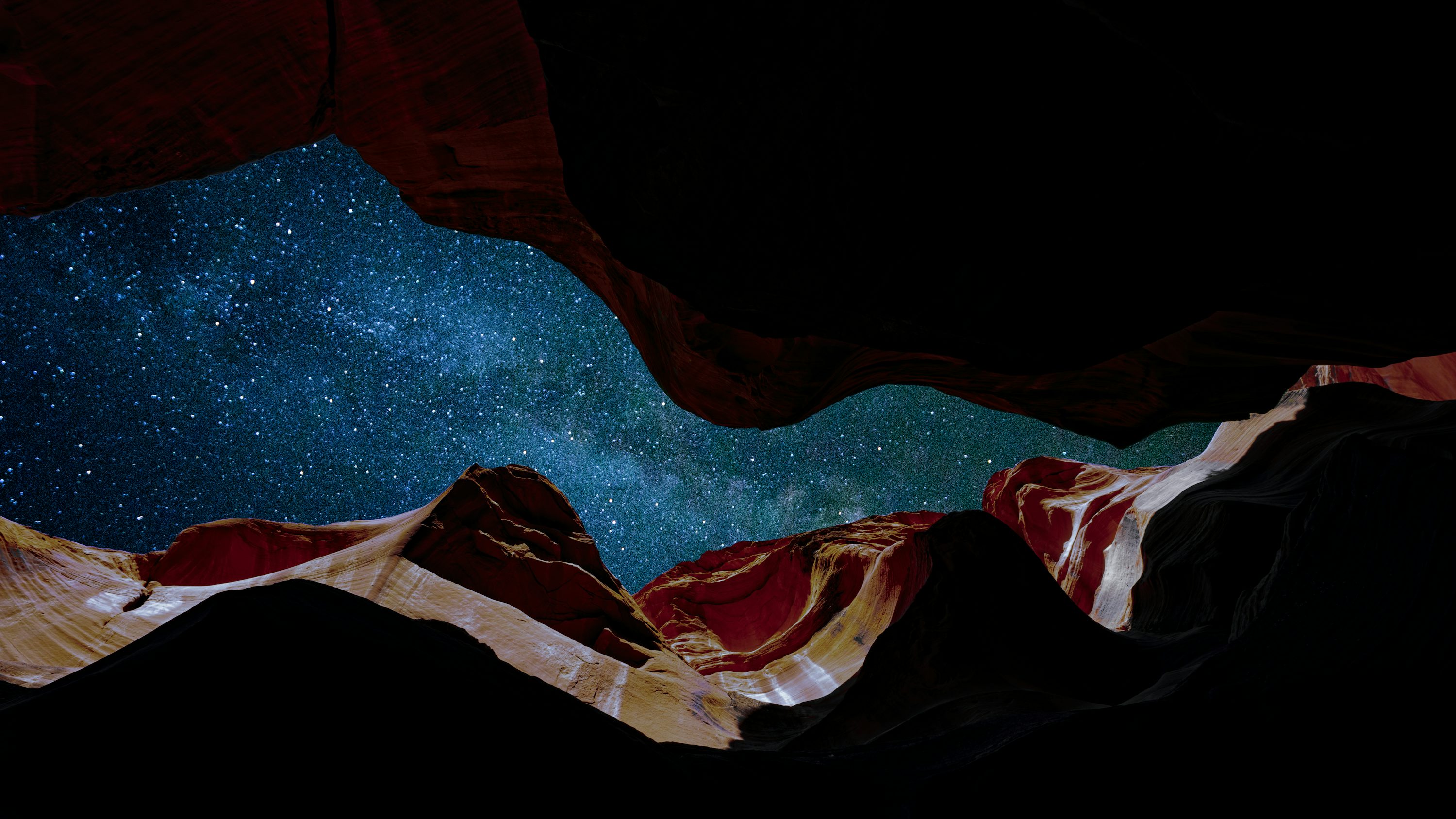 Antelope Canyon Night Sky