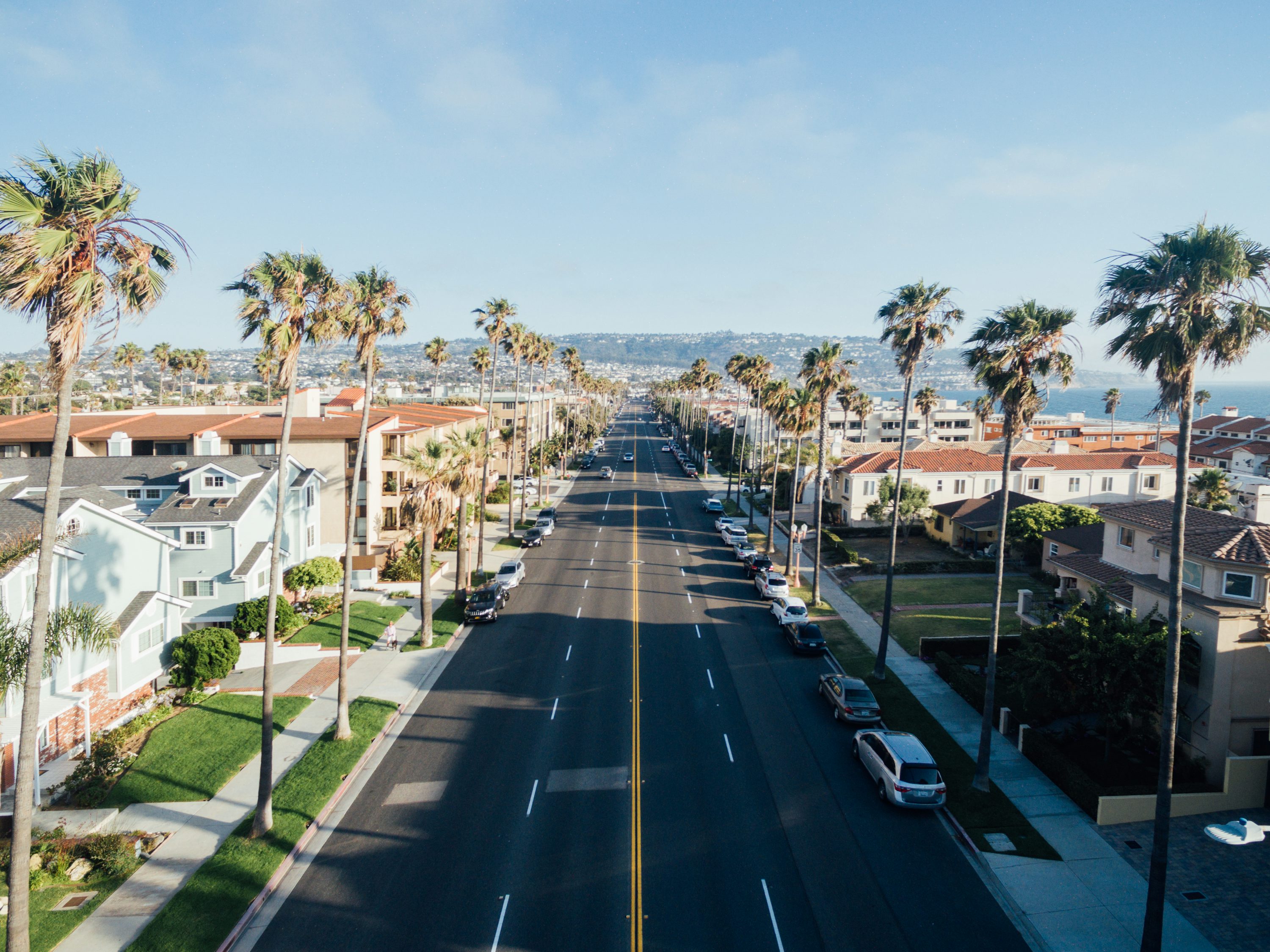 Newport Beach Palm Boulevard