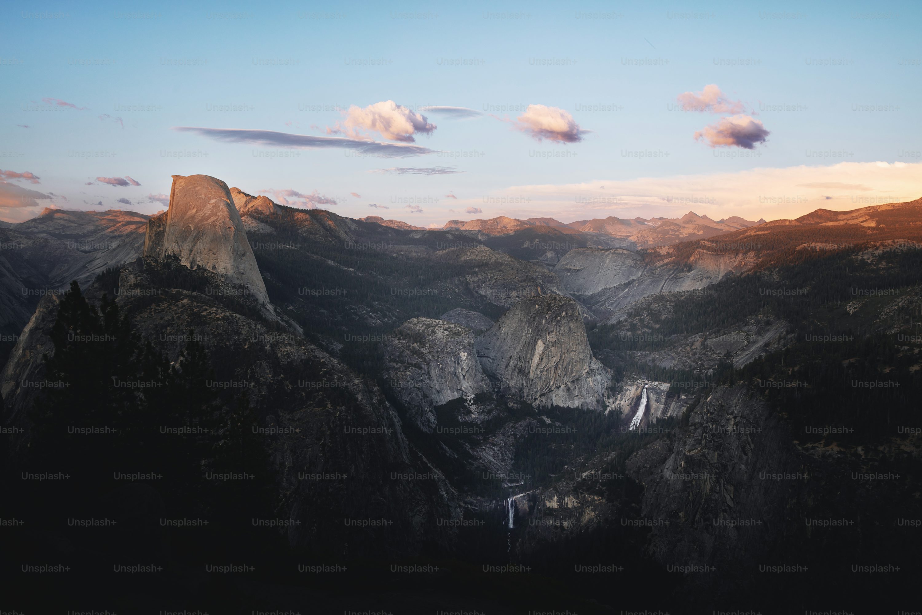 Yosemite Glacier Point at Dusk