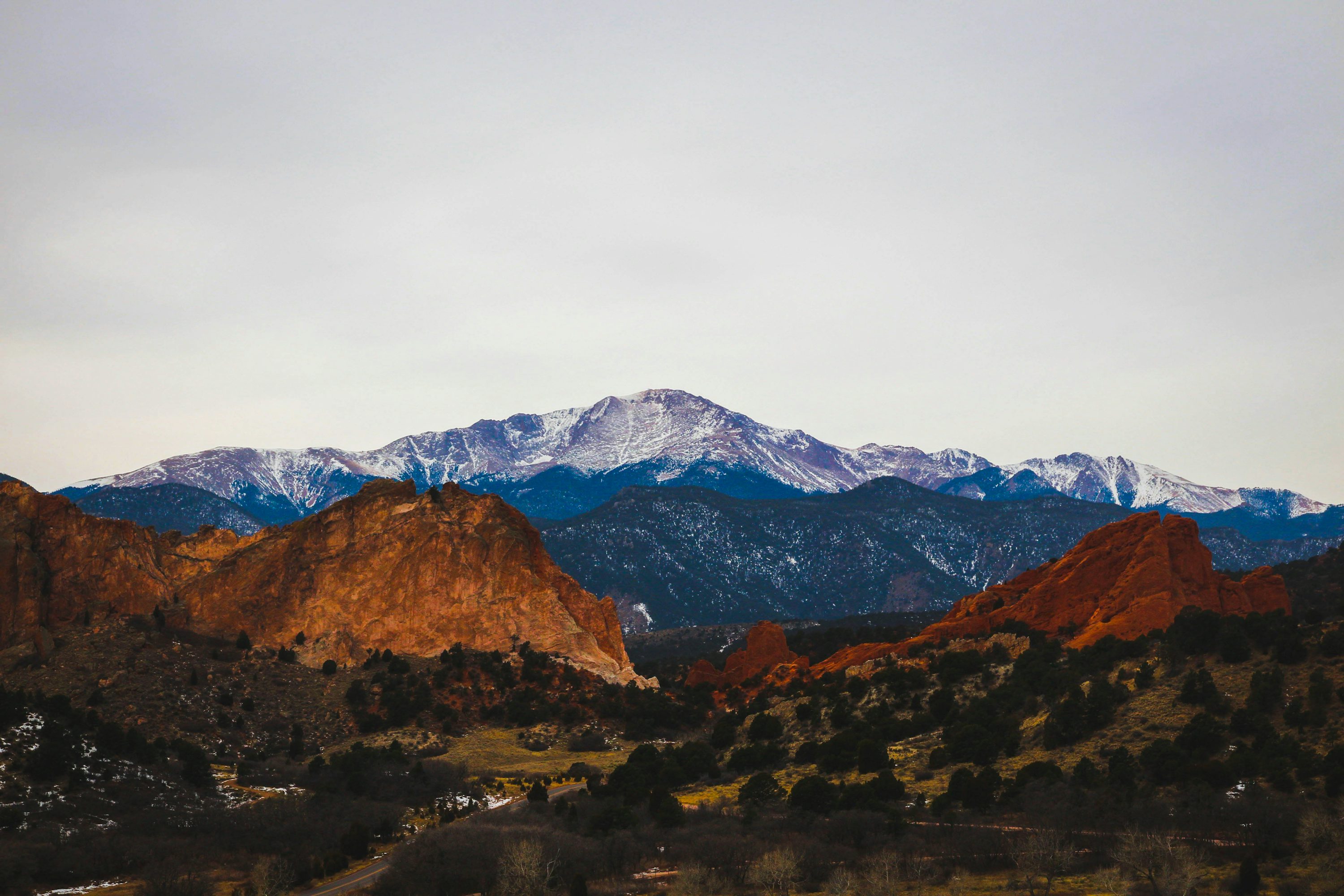 Garden of Gods and Pikes Peak