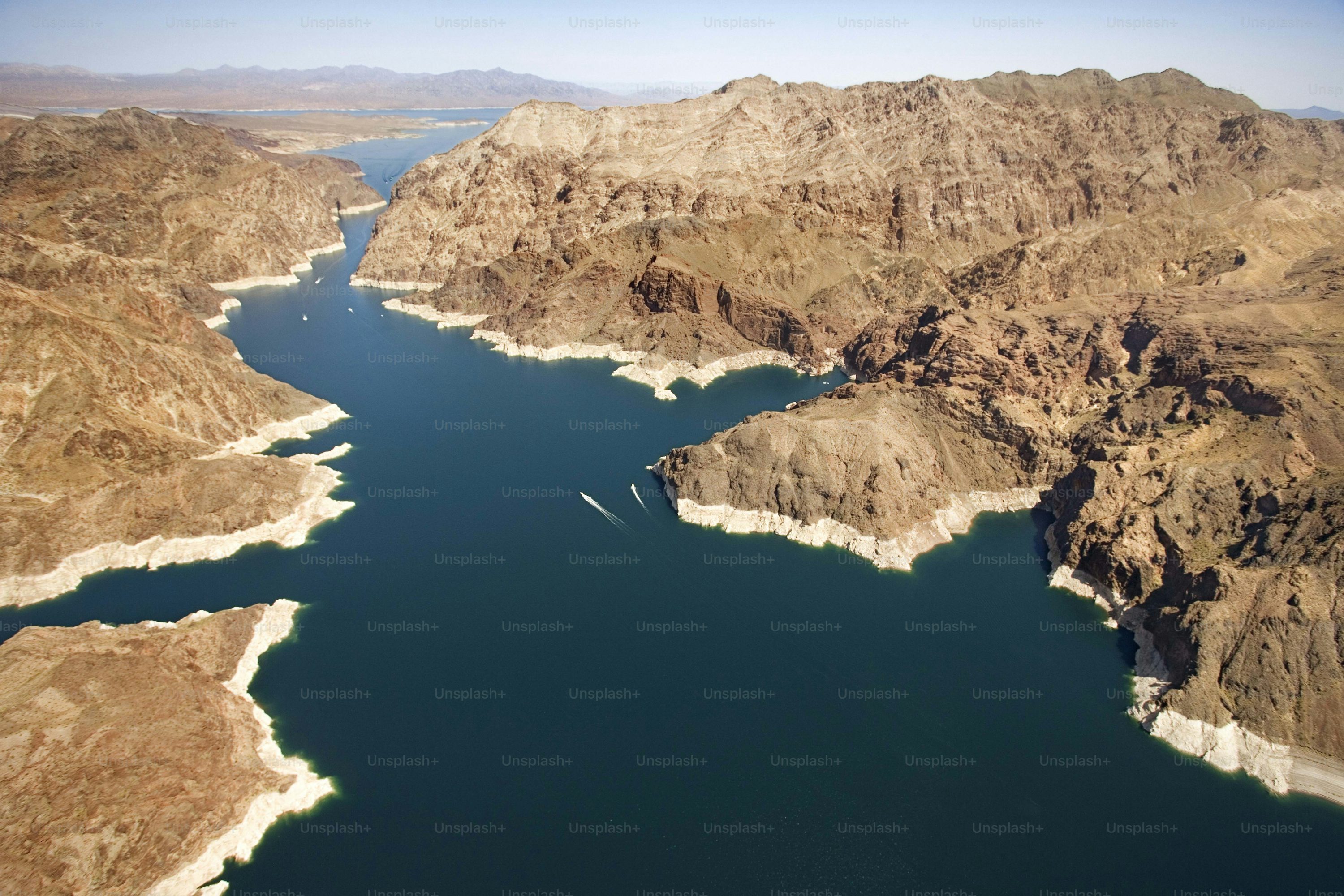 Lake Mead Canyon Aerial